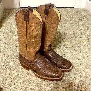 Authentic Alligator&Emu skin boots!